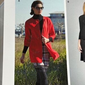 NWT Carlisle Per Se Wool Black, Gray, and Pink Plaid Pencil Skirt